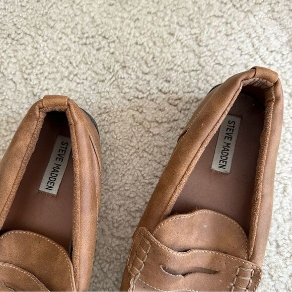 Steve Madden brown career wear loafers - Picture 3 of 10